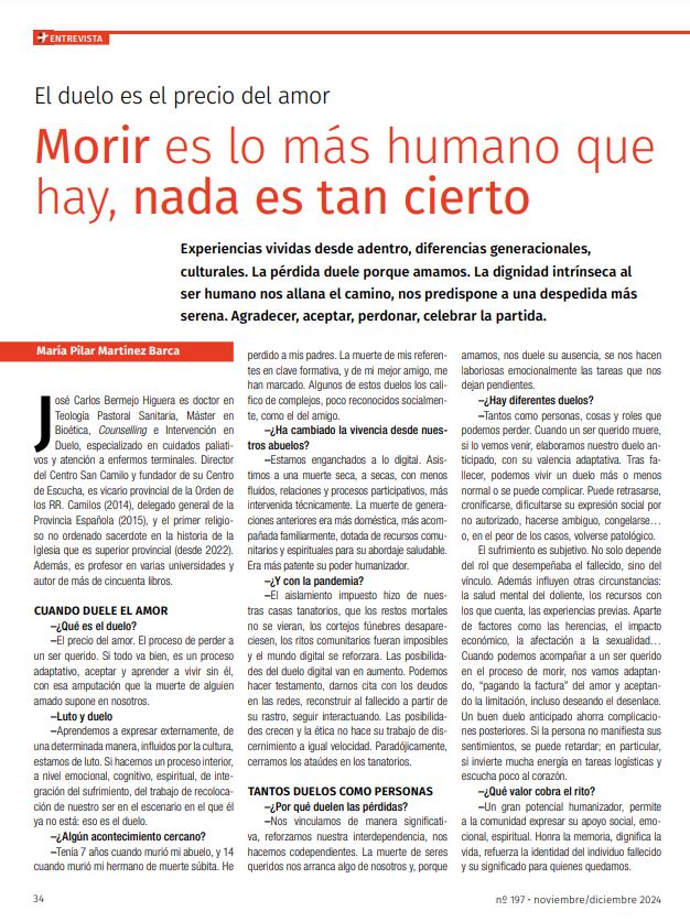 Morir es lo más humano